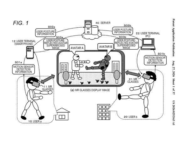 Patent drawing: Sony Patents Technology That Keeps Avatars In Sync With Fast-Moving Limbs