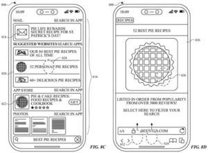 Patent drawing: Apple Patents a Search Interface That Remembers Where You Left Off