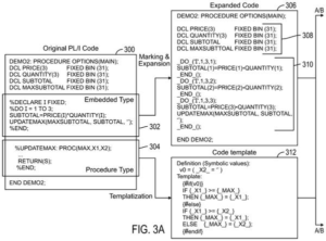 Patent drawing: IBM Patents AI System That Translates Legacy Business Code Automatically