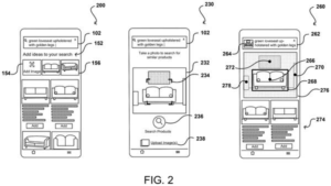 Patent drawing: Amazon Patents a System That Notices When Your Search Words Need a Photo