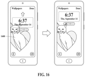 Patent drawing: Samsung Patents a Wallpaper System That Figures Out Where to Place Your Subject
