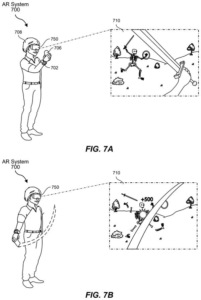 Patent drawing: Meta Patents a Lower-Memory Way to Sharpen AR and VR Display Frames