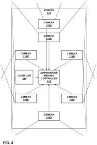 Patent drawing: Qualcomm Patent Uses a 3D Graphics Trick to Improve Cars' Surroundings View