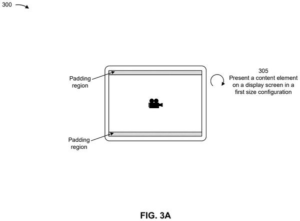 Patent drawing: Qualcomm Patents a Screen That Moves Buttons Out of the Way When You Fold It