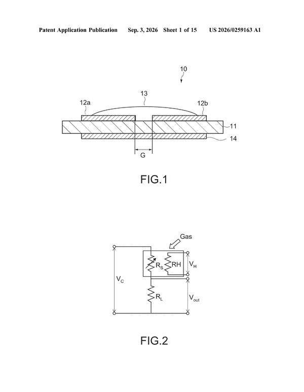Patent drawing: Sony Patents a Self-Cleaning Gas Sensor That Identifies Specific Toxic Gases