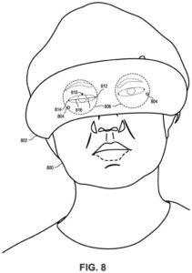 Patent drawing: Qualcomm Patents a Single Sensor That Tracks Eyes and Facial Expressions in Virtual Headsets