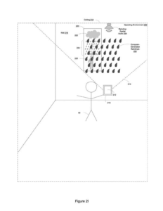 Patent drawing: Apple Patent Would Redecorate Your Room Based on What You're Watching