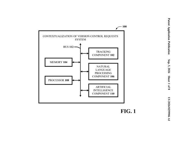 Patent drawing: IBM Patents a Way to Search Version History Using Plain English