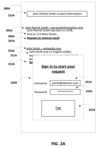 Patent drawing: Google Patents a System for Letting Users Block Individual Search Results