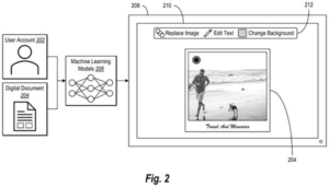 Patent drawing: Adobe Patent Uses AI to Suggest Your Next Document Edit in Real Time