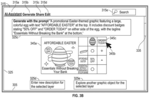 Patent drawing: Microsoft Patents AI That Turns a Text Prompt Into Finished Layered Artwork