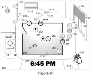 Patent drawing: Apple Patents a Floor-Plan View That Shows How Air Quality Moves Through Your Home