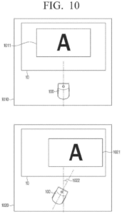 Patent drawing: Samsung Patents a Projector That Remembers How to Fix Its Own Picture