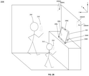 Patent drawing: Google Patents a Way to Send Where Sounds Come From During a Call
