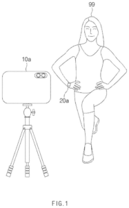Patent drawing: Samsung Patents an AI System That Puts Your Body Double in Workout Videos