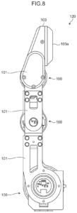 Patent drawing: Sony Patents a Compact Drive Unit That Packs Circuit Boards Around a Robot Motor