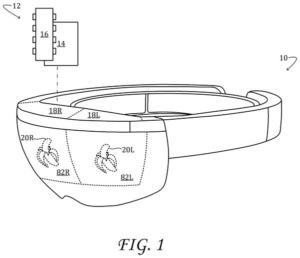 Patent drawing: Microsoft Patents a Tiny Dot Pattern That Pushes AR Glasses Light Outward