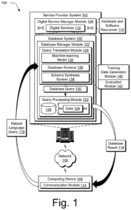 Patent drawing: Adobe Patents a System That Trains AI to Answer Plain-English Database Questions