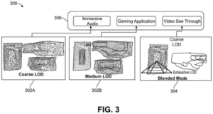Patent drawing: Qualcomm Patents a System That Focuses 3D Map Detail Where You Walk