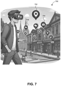 Patent drawing: Qualcomm Patents a Way for AR Headsets to Generate Virtual Content Using Shared AI Models