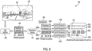 Patent drawing: Qualcomm Patents a System That Reads Complex Road Signs Symbol by Symbol