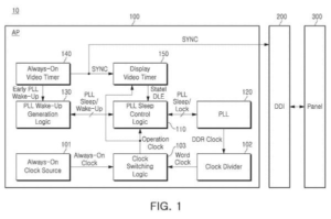 Patent drawing: Samsung Patents a Stepwise Power-Down System for Display Chips