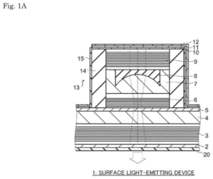 Patent drawing: Sony Patents a Laser Emitter That Steers Its Own Light From the Inside