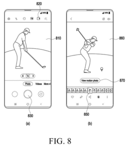 Patent drawing: Samsung Patents a Camera That Saves a Video Clip Alongside Every Still Photo