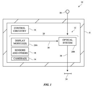 Apple's AR glasses watchlist: latest patent drawing
