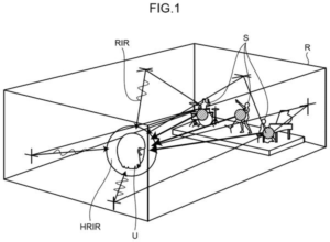 Patent drawing: Sony Patents a System That Maps Your Room Before Placing Virtual Sounds In It