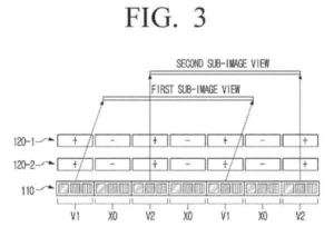 Patent drawing from the Samsung's display technology watchlist