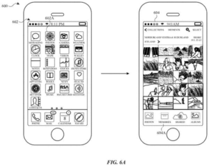 Patent drawing: Apple Patents a Photos Interface That Surfaces Albums Based on What You're Doing Right Now