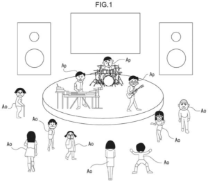 Patent drawing: Sony Patents a System That Keeps Virtual Band Members Perfectly in Sync