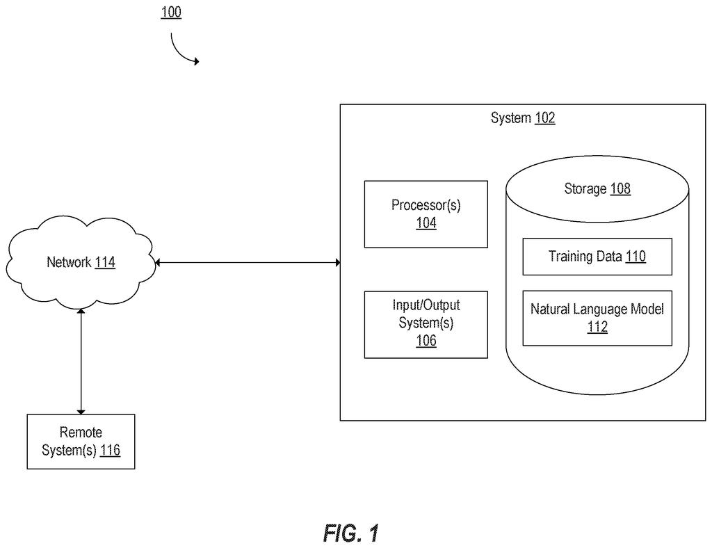 A system for natural language processing includes a processor, storage with a natural language model, and input/output systems connected to a network. Drawing from patent filing US 2026/0278306 A1.