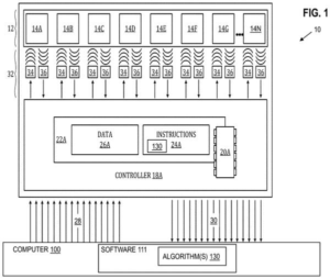 Patent drawing: Microsoft Patents a Method to Run Quantum Computers Using Fewer Supporting Components