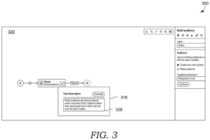 Patent drawing: Adobe's New Patent Lets Users Build Automated Job Processes by Typing Plain English