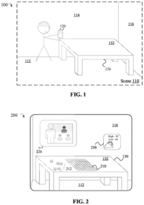 Patent drawing: Apple Patents a System for Deciding Which App Controls Your Mixed-Reality World