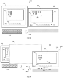 Patent drawing: Apple Patents a Way to Stretch Your Phone Screen Into Thin Air Using AR