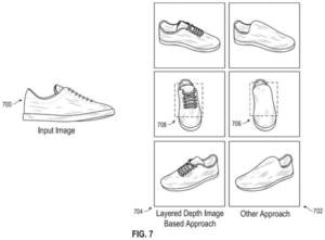 Patent drawing: Amazon Patents an AI That Builds 3D Models From a Single Product Photo
