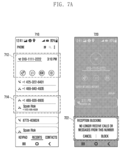 Patent drawing: Samsung Patents a Call-Blocking System That Stops Spam Calls Before Your Phone Rings