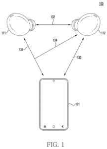 Patent drawing: Samsung Patents Technology to Keep Earbuds in Sync When Bluetooth Drops Data