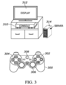 Patent drawing: Sony Patents a Physical Reaction Button Built Into Game Controllers
