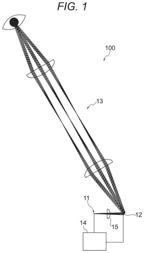 Sony Patent: Multiple Light Beams for Sharper Retinal Displays — figure from US 2026/0287897 A1