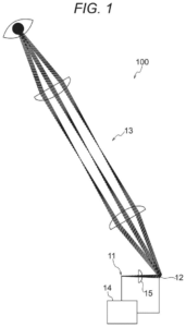 Patent drawing: Sony Patents a Display That Projects Images Directly Onto the Eye for Sharper Focus
