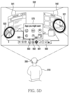 Patent drawing: Samsung Patents a Way to Jump Between VR Apps Through Virtual Doorways