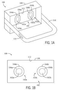 Patent drawing: Apple Patents a Thinner System for Tracking Eyes in Its Headsets