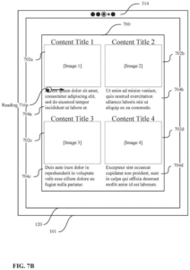 Patent drawing: Apple Patents Eye-Tracking That Scrolls Text When You Finish Reading