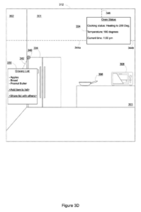 Patent drawing: Apple Patents a System That Shows You the Right Widget Based on What You're Looking At
