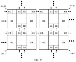 Patent drawing: AMD Files Patent for a Processor Grid Where Chips Share Memory With Their Neighbors