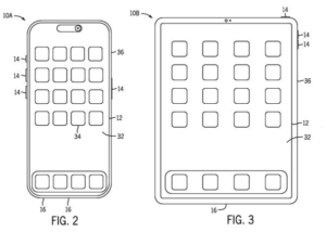 Patent drawing: Apple Patents a Display System That Grabs the Sharpest Frame Piece Available